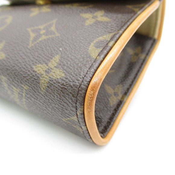 LOUIS VUITTON Pochette Florentine Waist Hip bag pouch Monogram Used LV - Picture 8 of 12